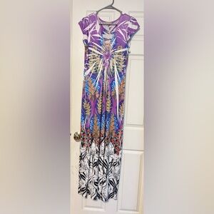 Live and Let Live Colorful Maxi Dress